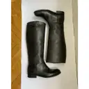 Leather riding boots Heschung