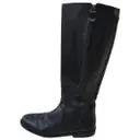 Leather riding boots Hogan