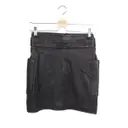 Buy Hosbjerg Leather mid-length skirt online