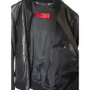 Leather biker jacket Hugo Boss