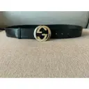 Buy Gucci Interlocking Buckle leather belt online - Vintage