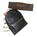 Interlocking leather backpack Gucci