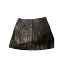 Leather mini skirt Isabel Marant Etoile