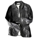 Black Leather Jacket Vanessa Bruno
