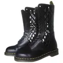 Leather lace up boots Jean Paul Gaultier