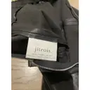 Leather mid-length dress Jitrois