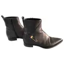Leather ankle boots John Galliano