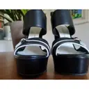 Leather sandals John Galliano