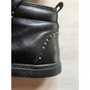 Leather trainers John Galliano - Vintage