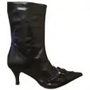 Leather ankle boots JONAK