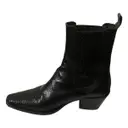 Leather ankle boots JONAK