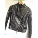 Leather biker jacket Joseph