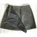 Leather mini skirt Joseph