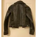 Buy Just Cavalli Leather biker jacket online