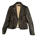 Leather blazer Just Cavalli