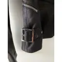 Leather biker jacket Karen Millen