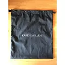 Leather clutch bag Karen Millen