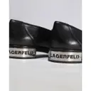 Leather flats Karl Lagerfeld