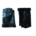 Leather mittens Karl Lagerfeld