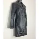 Leather coat Kenneth Cole