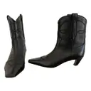 Leather ankle boots Khaite