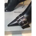 Knife leather ankle boots Balenciaga