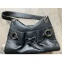 Leather handbag Lancel