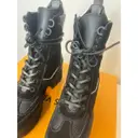 Buy Louis Vuitton Lauréate leather ankle boots online