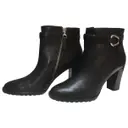 Leather buckled boots Lauren Ralph Lauren