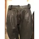Leather trousers Le Cuir Perdu