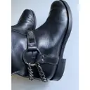 Leather biker boots Le Silla
