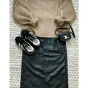 Leather mid-length skirt Leather Satchel Company