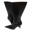 Leather boots Lella Baldi