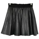 Leather mini skirt Les Petites