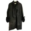 Leather coat Loewe