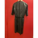 Buy Loewe Leather mid-length dress online
