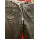 Leather straight pants Loewe