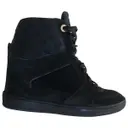 Leather lace up boots Louis Vuitton