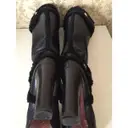 Leather snow boots Louis Vuitton