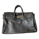Leather satchel Mac Douglas