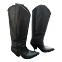 Leather cowboy boots Maison Martin Margiela