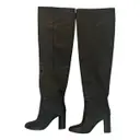 Leather boots Maje