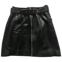 Leather skirt Maje