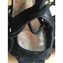 Leather heels Mangano
