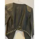 Leather jacket Mangano