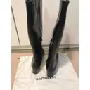 Leather boots Marimekko