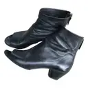 Leather open toe boots Marsèll