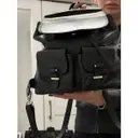 Leather backpack Massimo Dutti