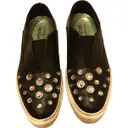 Leather flats Max & Co