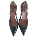Leather heels Michel Vivien